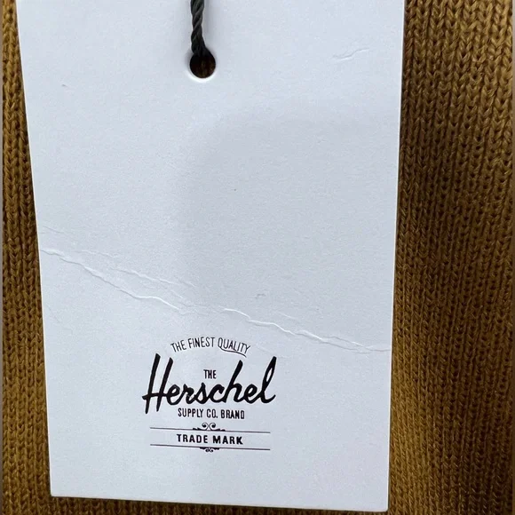 HERSCHEL SUPPLY CO. CAMEL COLOR, DOUBLE LINED VERY WARM BEANIE,UNISEX, ONE SIZE - Picture 12 of 16